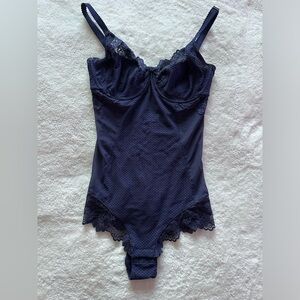 Charnos Zara Navy Bodysuit UK 32E